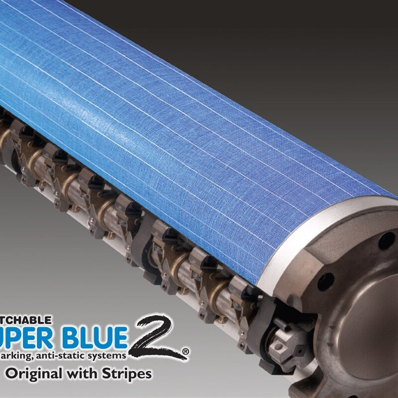 Super Blue Original with Stripe Anti-Marking Nets - Transfer Cylinder