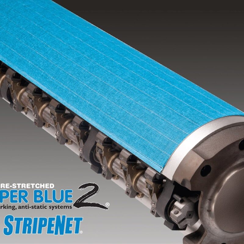 Super Blue 2 StripeNet - Precision Cut Anti-Marking Nets - Transfer Cylinder (3 Tape)
