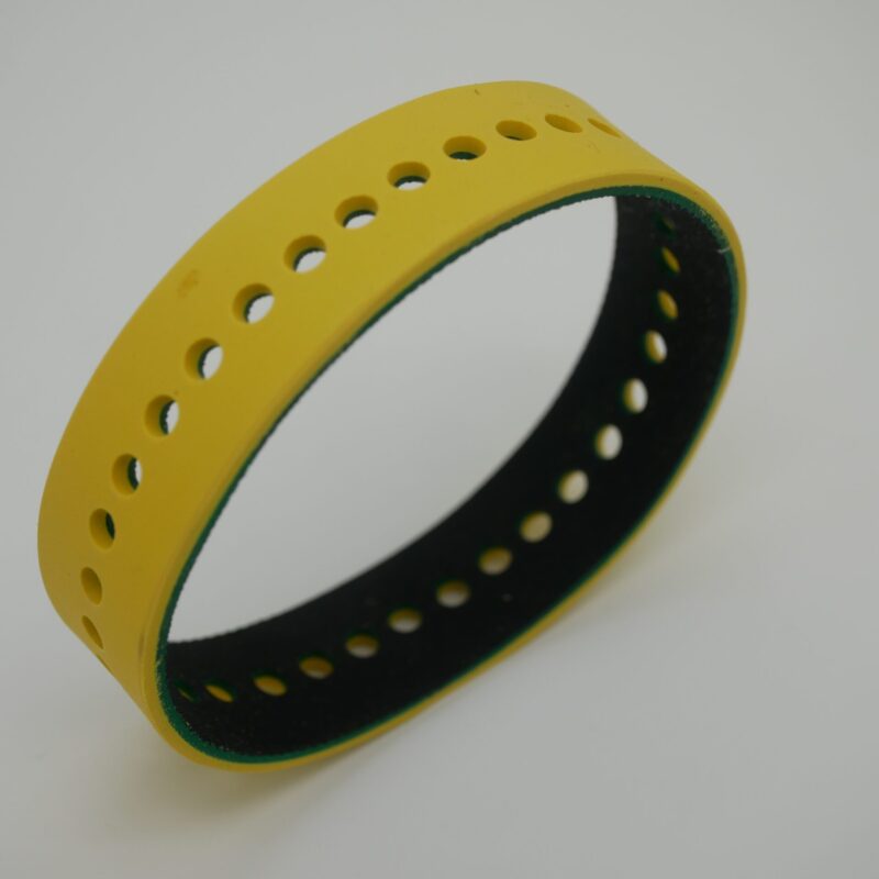 Yellow suction slow down belt