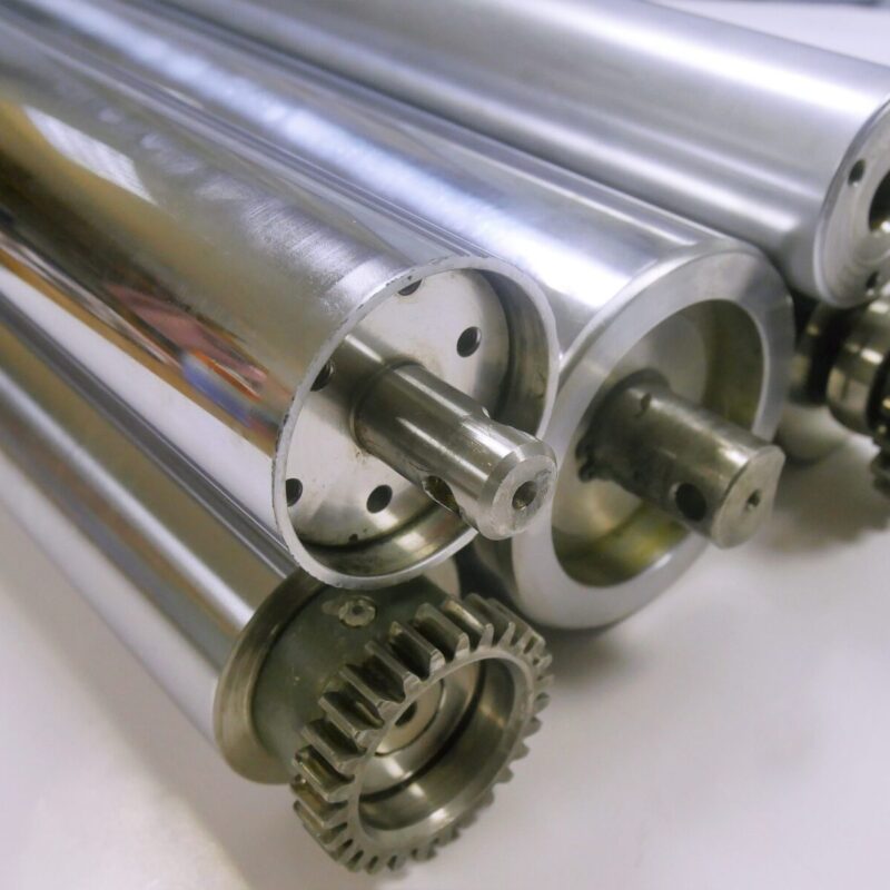 Bright Chrome Metering Rollers