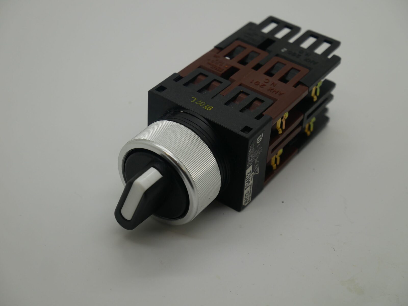 Selector Switch 4 Position AH22 PC4B412 Silver Collar The