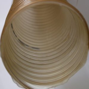 Hose Clear Tan 110mm I/D  1.6mm Wall