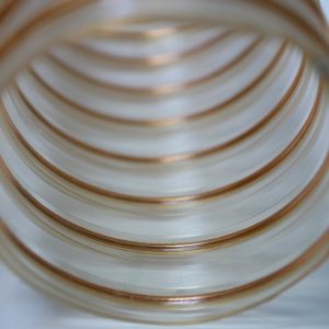 Hose Clear Tan – 60mm I/D    1.6mm Wall
