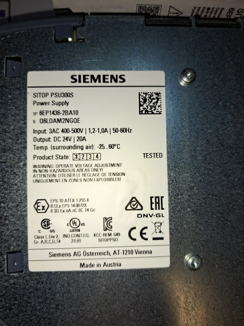 Siemens SITOP PSU3002 Power Supply 6EP1436 2BA10#2