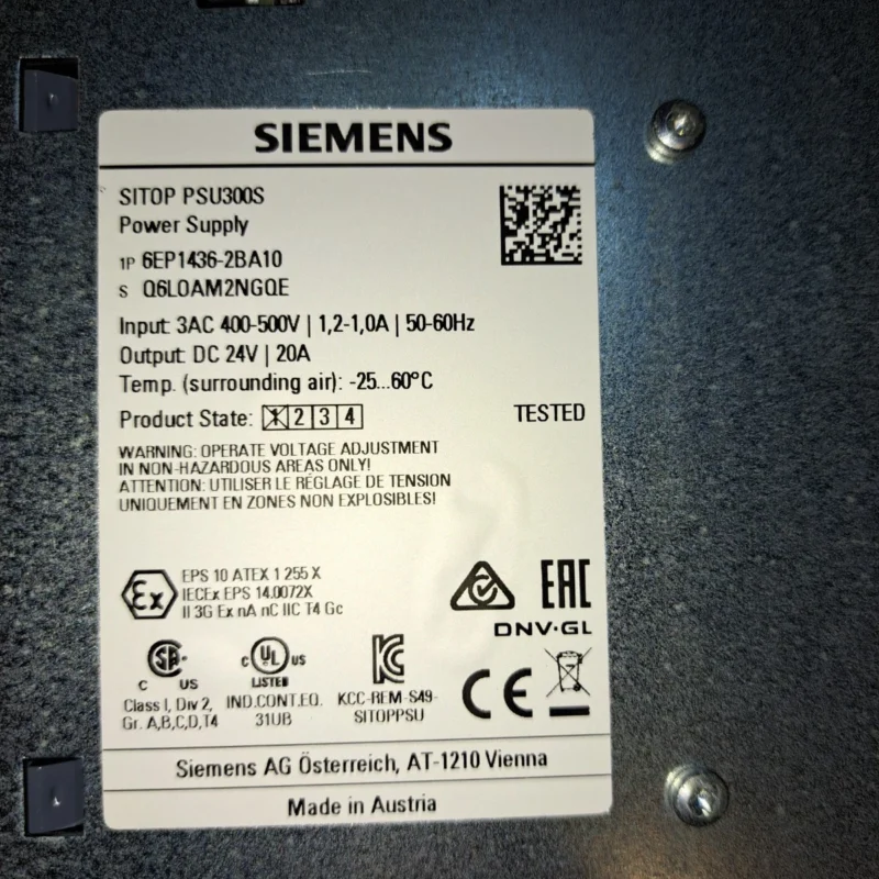 Siemens SITOP PSU3002 Power Supply 6EP1436 2BA10#2