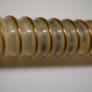 Hose clear tan spiral – 22mm